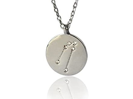 Silver Zodiac Jewelry, Zodiac Necklace, Constellation, Astrology