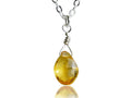 Dainty Genuine Citrine Necklace, November Birthstone Necklace, Semi Precious Citrine, November Birthday Gift, Gift for Her, Bridesmaid Gift
