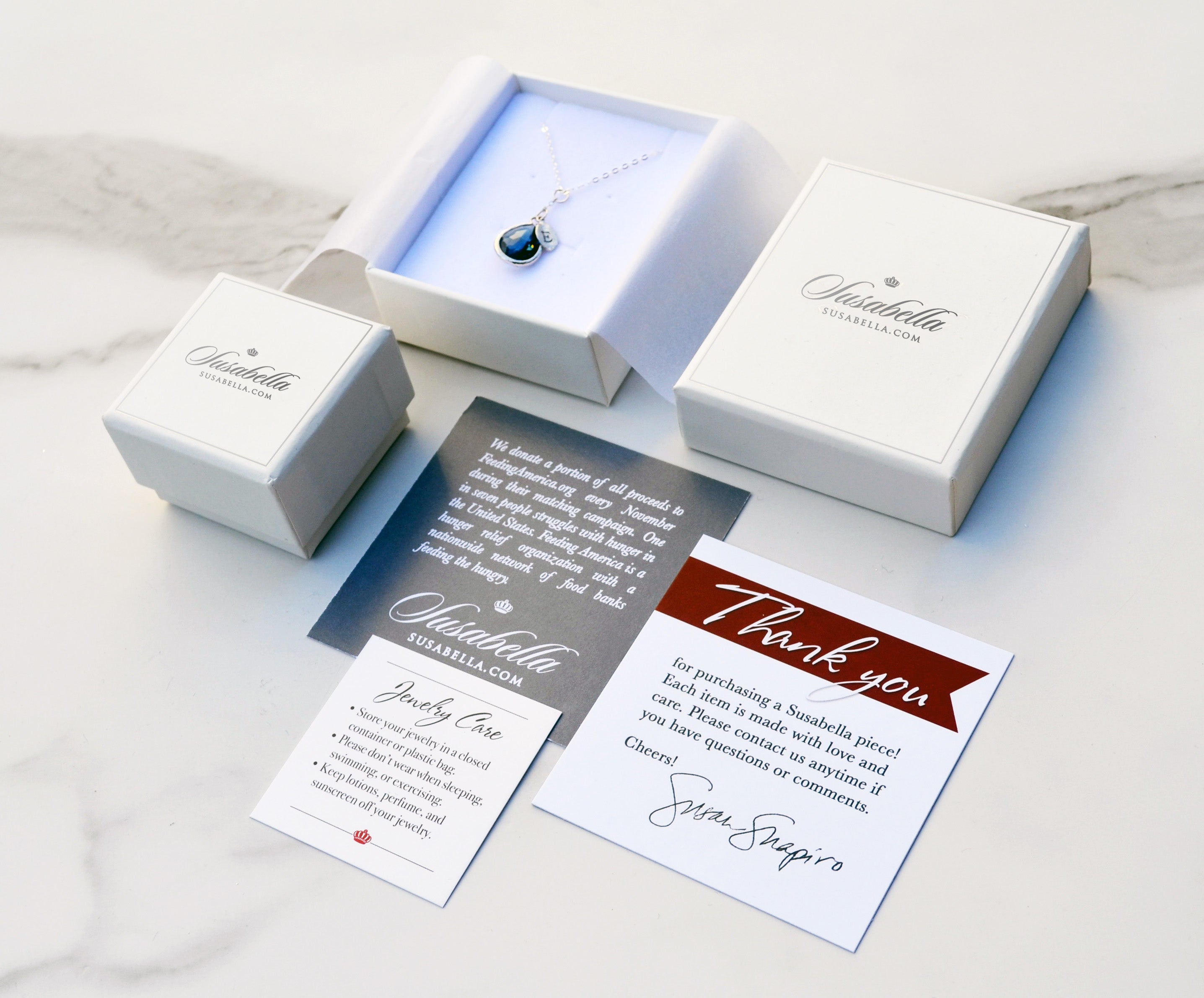 delivered in Susabella gift box