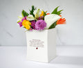 READY TO SHIP - Unique Grandmother Gift - Square Vase