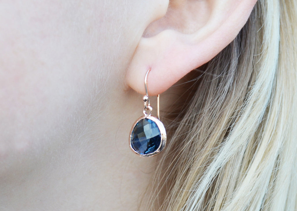 Aquamarine Earrings, March Birthstone Gift, March Birthstone earrings, Aquamarine Jewelry Set