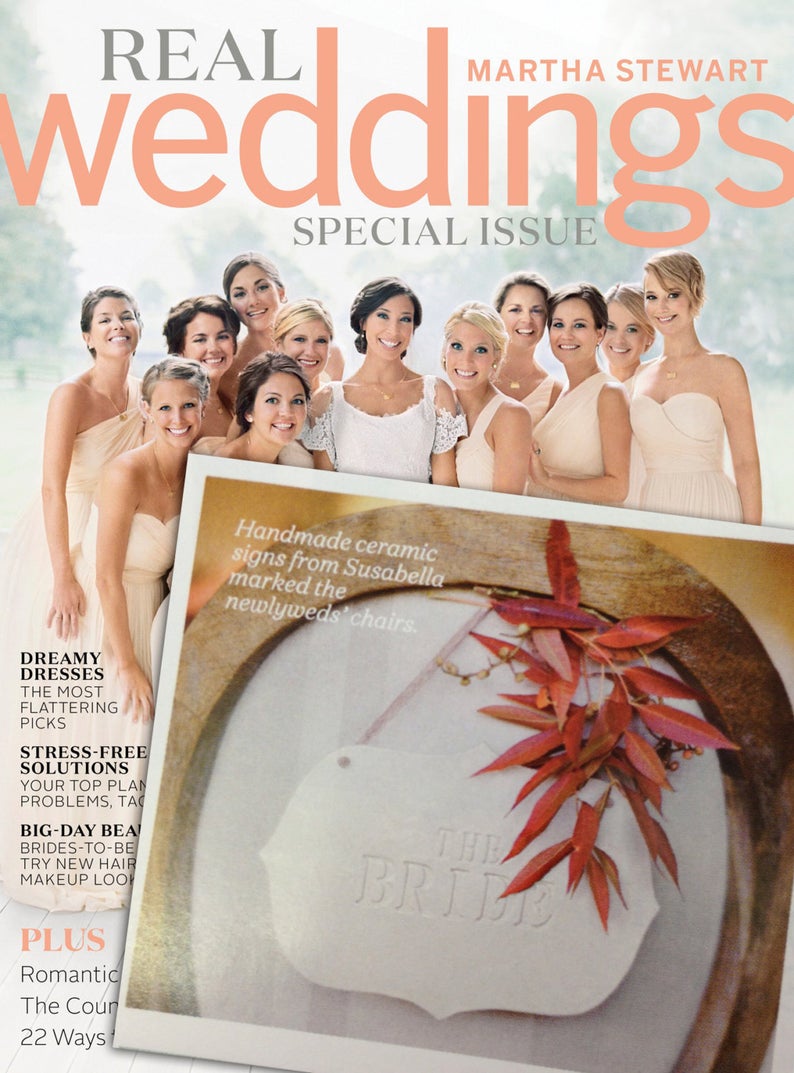 Large The Bride & The Groom Wedding Sign Set to Hang on Chair and Use as Photo Prop - Available in Gold, Silver, Black, & White