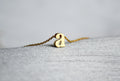 Personalized Initial Letter Necklace - In Gold or Silver - Serif Letter Style