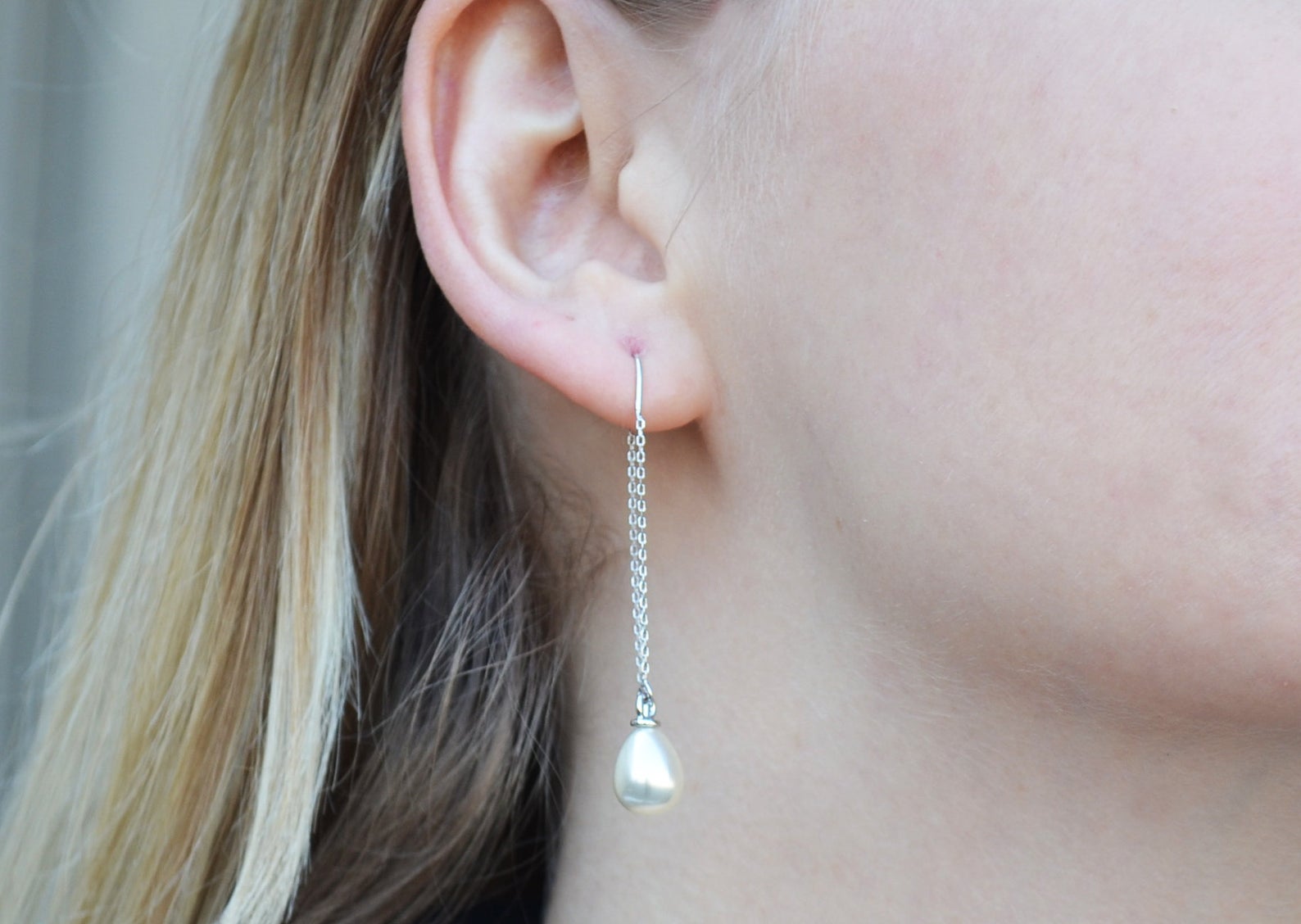Pearl Earrings, June Birthstone Gift, June Birthstone Earrings, Bridesmaid Earrings, Pearl Drop Earrings
