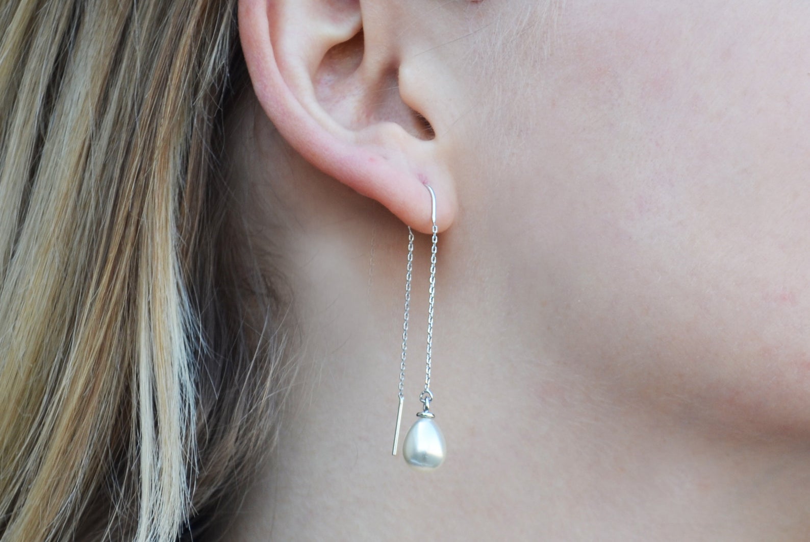 Pearl Earrings, June Birthstone Gift, June Birthstone Earrings, Bridesmaid Earrings, Pearl Drop Earrings