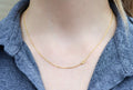 Small Initial Necklace, Letter Necklace, Small Sideways letter, Small Sideways Initial, Mom Gift, Bridesmaid Gift, Friend Birthday Gift