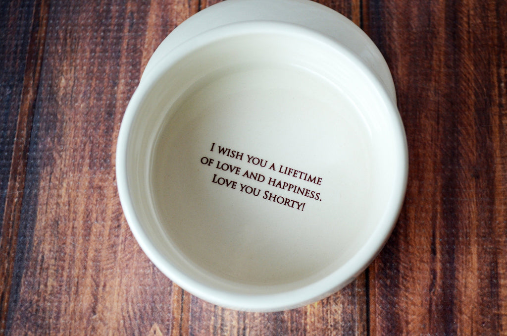 Wedding Gift for Daughter from Mom, Daughter Wedding Gift, Bride Gift - The Love Between a Mother and Daughter is Forever - Round Keepsake Box