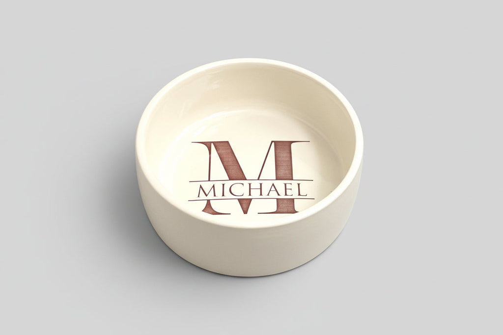 Monogram Change Bowl | Personalized | 3.75" Diameter | Coin Dish | Trinket Bowl | Groomsman | Gift for Him | Ceramic