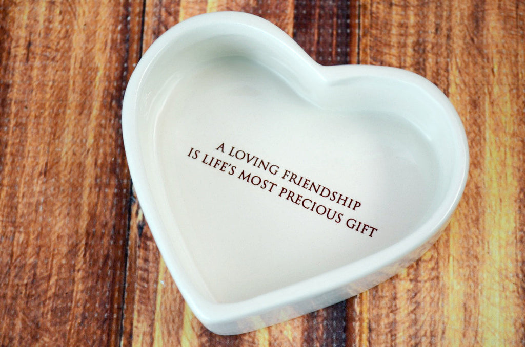 Bridesmaid Gift - Personalized - Heart Keepsake Box