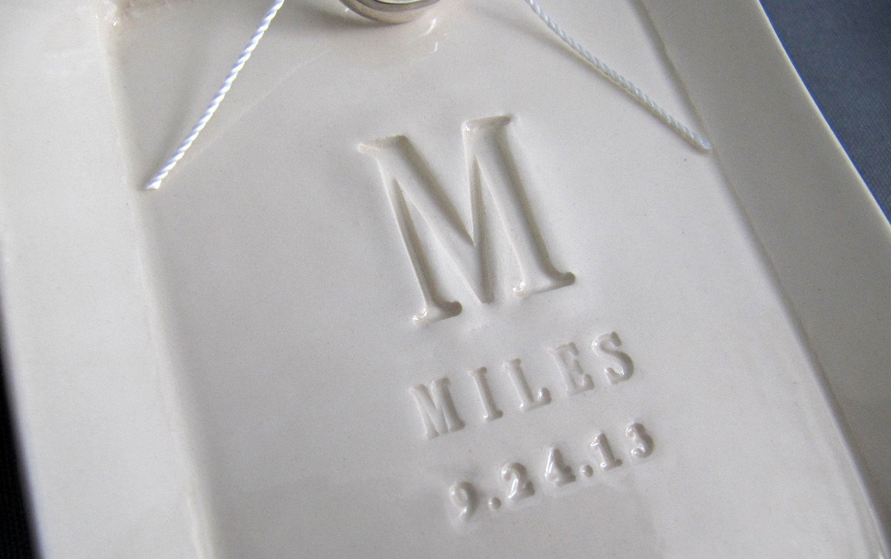 Personalized Ring Bearer Platter - Unique Ring Pillow Alternative