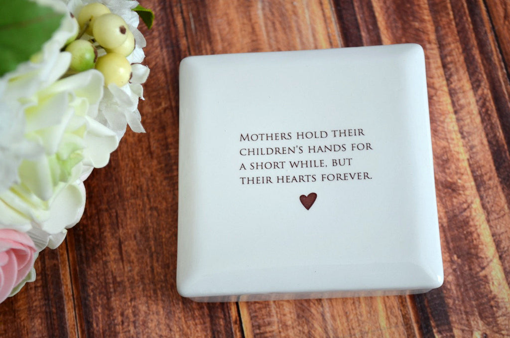 Customizable Mother of the Bride Gift, Square Keepsake Box, Mothers Hold...
