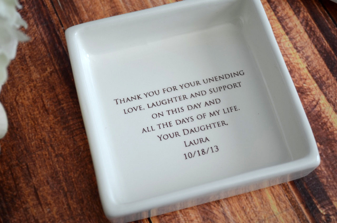 Customizable Mother of the Bride Gift, Square Keepsake Box, Mothers Hold...