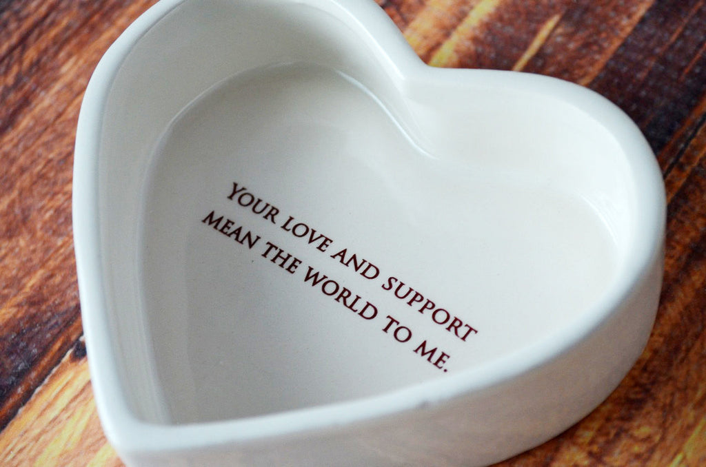 Mothers Hold Their Children's Hands for a Short While - Mom Gift - Heart Keepsake Box - ADD CUSTOM TEXT