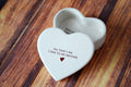 All That I Am I Owe To My Mother - Heart Keepsake Box -  Mom Gift - READY TO SHIP