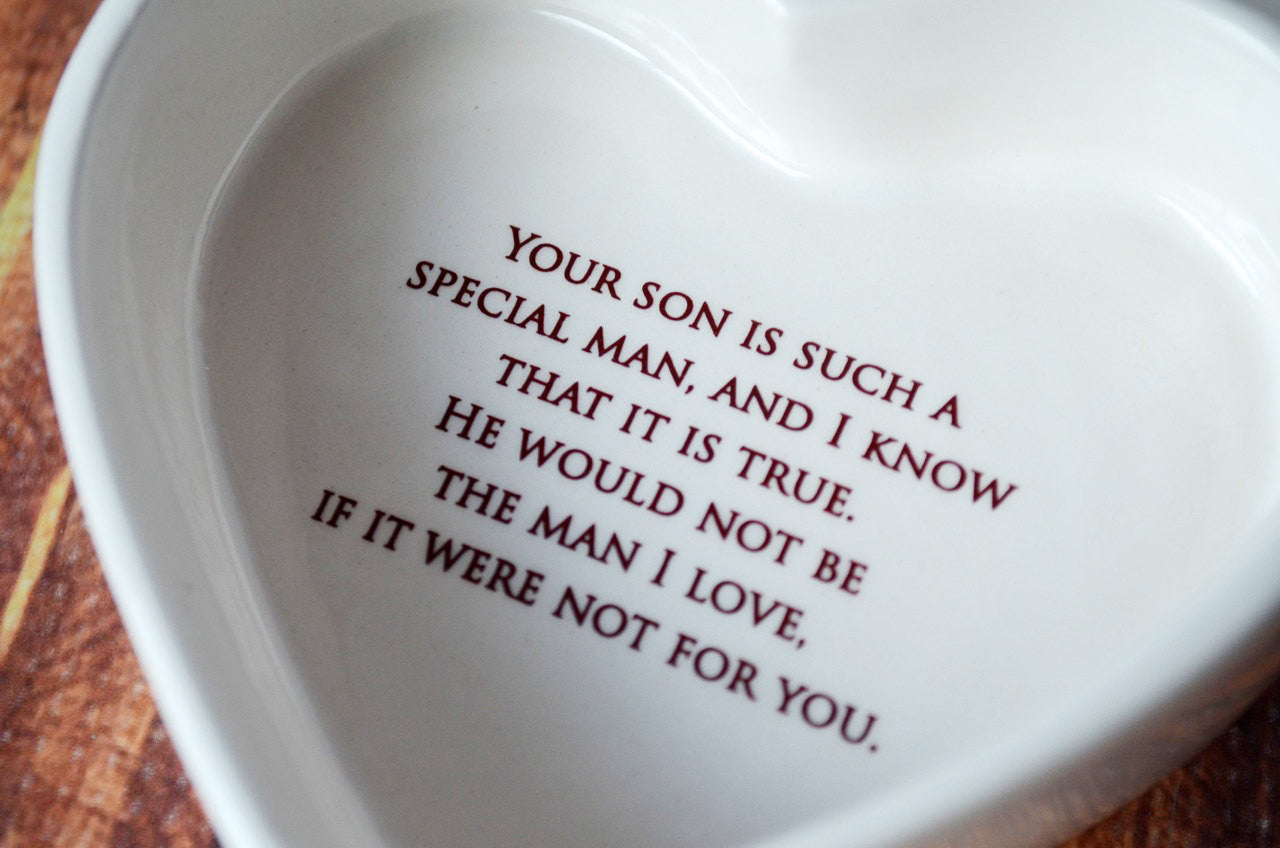 Mother-in-law Gift, Mother's Day Gift - READY TO SHIP - Heart Box - Thank You for Raising the Man of My Dreams - Keepsake Box
