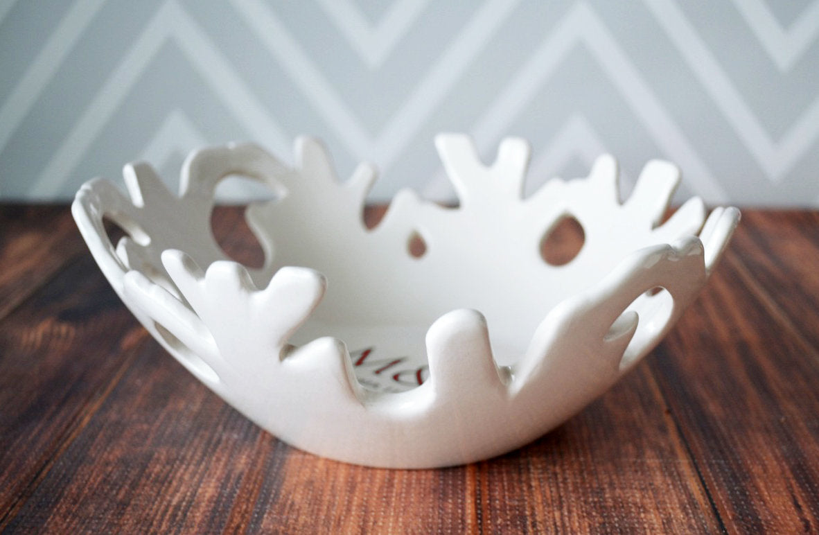 Personalized "Coral" Bowl, Ceramic