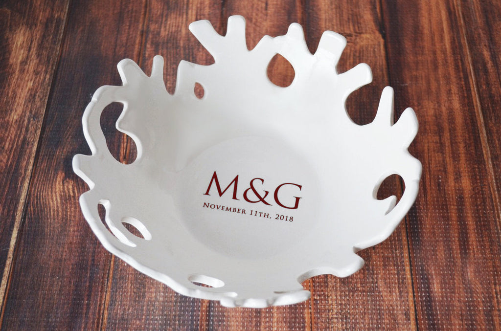 Personalized "Coral" Bowl, Ceramic